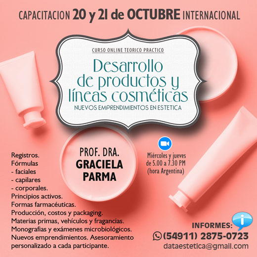 Desarrollo de productos y líneas cosméticas